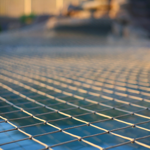 Industrial bird net installation in Sonipat